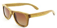 Gafas de madera de bambú natural