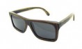 Gafas de sol de madera envejecida o cebra natural.